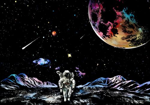 Скретч картина космической серии "Space Night Explore"