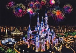 Скретч-картина Dream Castle (Замок Мечты в цвете)
