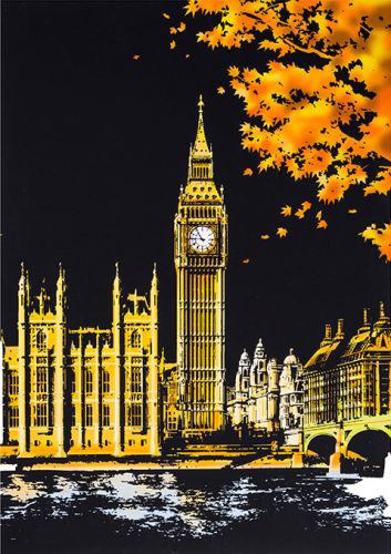 Скретч-картина "Big Ben London" (Лондон)