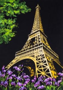 Скретч-картина "Paris" (Париж)