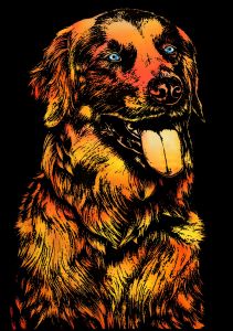 вы смотрели Скретч-картина "Dog" (Собака)